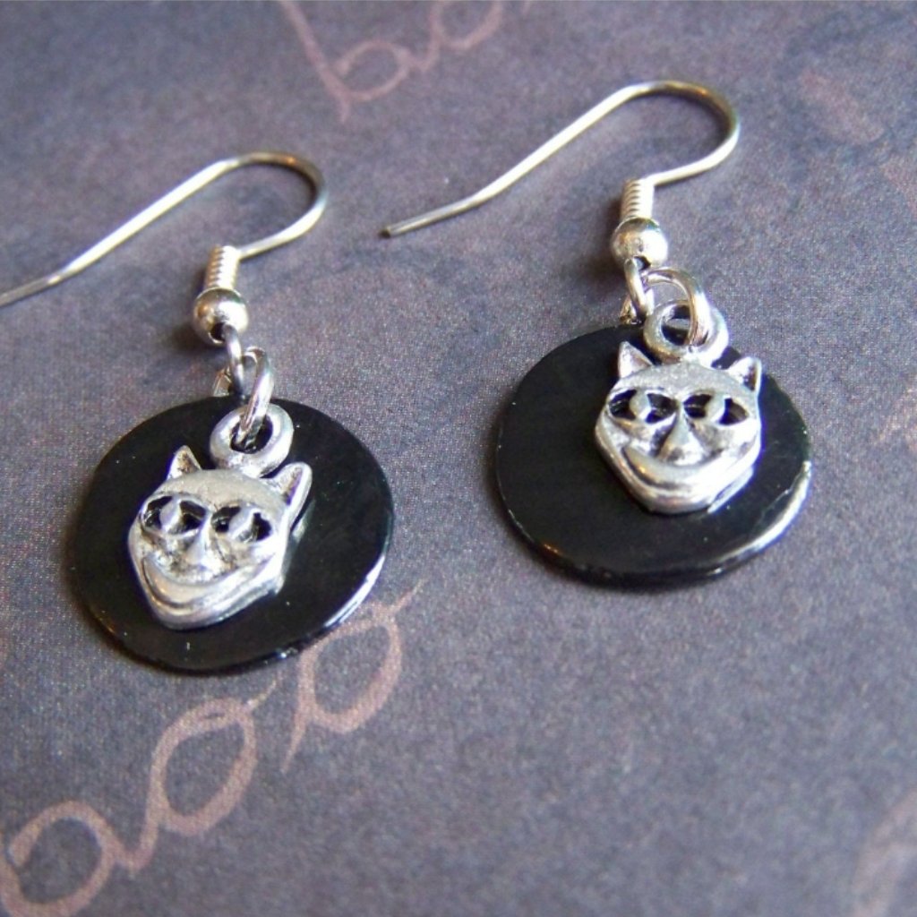 New Black Cat Earrings
